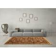 thumbnail image 3 of Ahgly Company Indoor Rectangle Oriental Brown Modern Area Rugs, 2' x 3', 3 of 4