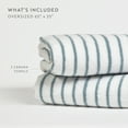 thumbnail image 6 of Comfort Canopy - Cabana Stripe Beach Pool Towels - Oversized 100% Ring Spun Cotton, Ultra Soft, Plush and Highly Absorbent, 35 x 65, 6 of 15
