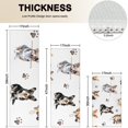 thumbnail image 4 of Cartoon Corgi Dog and Footprints Kitchen Rugs Sets Of 3,Kitchen Runner Rugs Non Skid Washable,Decorative Kitchen Floor Mats for Kitchen,Sink,Laundry,17"x30"+ 17"x47" + 17"x59", 4 of 6
