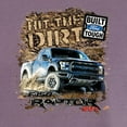 thumbnail image 2 of Wild Bobby, Ford F-150 Raptor Built Touch Offroading Hit The Dirt, Cars and Trucks, Front and Back Garment-Dyed Short Sleeve Tees, Rosewood, Medium, 2 of 3