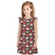 thumbnail image 1 of Fotbe Skull and Roses Vestido de Dormir para Niñas de 3 a 10 Años, Mangas Cortas, Estilo Princesa, Pijama Camisón con Mangas Voladas-Small, 1 of 6