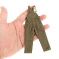 thumbnail image 6 of Kokiya 1/12 Male Cargo Pants Handmade Doll Clothes Multi Pocket Mini Clothing Miniature green, 6 of 9
