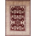 thumbnail image 1 of Ahgly Company Indoor Rectangle Mid-Century Modern Pastel Orange Oriental Area Rugs, 3' x 5', 1 of 6