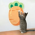 thumbnail image 1 of Grattoir Mural Double Bande pour Chats d'Intérieur avec Support Solide, 1 of 5