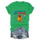 thumbnail image 4 of Fiudx Ofertas Del Día Tops con Estampado de Moda para Mujer, Blusa de Manga Corta, Camisetas Divertidas con Cuello Redondo, 4 of 4