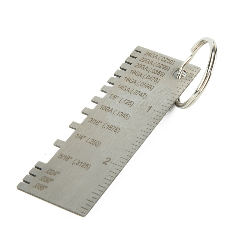 Goodhd Stainless Steel Wire/Metal Plate Thickness Gauge Welding Gage