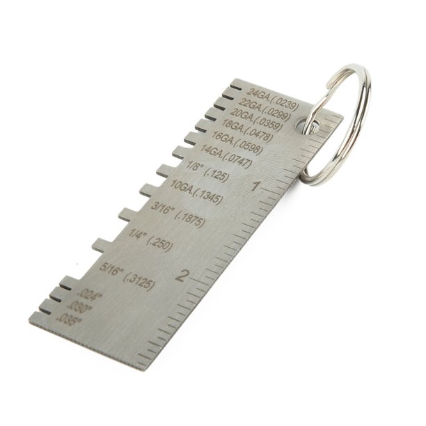 Goodhd Stainless Steel Wire/Metal Plate Thickness Gauge Welding Gage