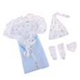 thumbnail image 2 of Conjunto de calcetines de calzoncillos de para muñeca de bebé recién nacido de 26 28 cm azul, 2 of 8