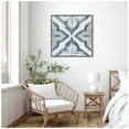 thumbnail image 2 of Amanti Art Blue Moroccan Tile Framed Canvas Wall Art Print, 2 of 8