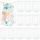thumbnail image 1 of 40 cajas de regalo transparentes con película rectangular de PVC transparente, 3,8 x 3,8 x 7,6 cm, para bodas, fiestas, dulces y cupcakes., 1 of 7
