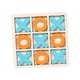thumbnail image 2 of Juego de mesa de tres en raya de madera para niños y adultos, ocio, entretenimiento inteligente. naranja azul claro, 2 of 9