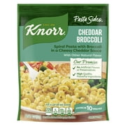 Knorr Pasta Sides Cheddar Broccoli Fusilli Made with No Artificial Flavors, 4.3 Oz Pouch