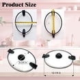thumbnail image 3 of 6qt Oval Lid (with Silicon Ring) Replacement Only Compatible with CrockPot Slow Cooker SCCPVL600-S-BR CPSCVLL-BP CPSCVC60ll-S CPSCV70LLEC-Ds, 3 of 6
