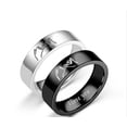 thumbnail image 1 of Couples Rings Wedding Band Sets, Promise Rings Matching Rings, 1 of 4
