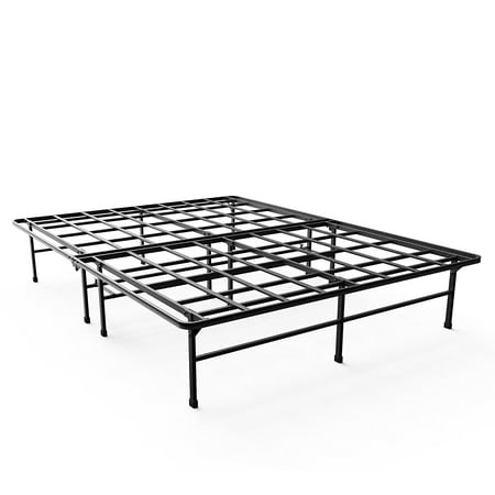 Photo 1 of Zinus 14 Inch Elite SmartBase Mattress Foundation / for Big  Tall / Extra Strong Support / Platform Bed Frame / Box Spring Replacement / Sturdy / Quiet Noise Free / Non-Slip, Queen