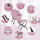 thumbnail image 4 of QinaQin Sillón lazy ergonómico con reposapiés plegable, funda removible y lavable, ideal para lectura y espacios pequeños, 4 of 8