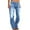 Blue, variant on Women's Capris And Cropped Pants Straight Leg Jeans for Women Ripped Hem Low Waisted Jeans for Women Plus Size Jean Shorts(Light Blue,L)