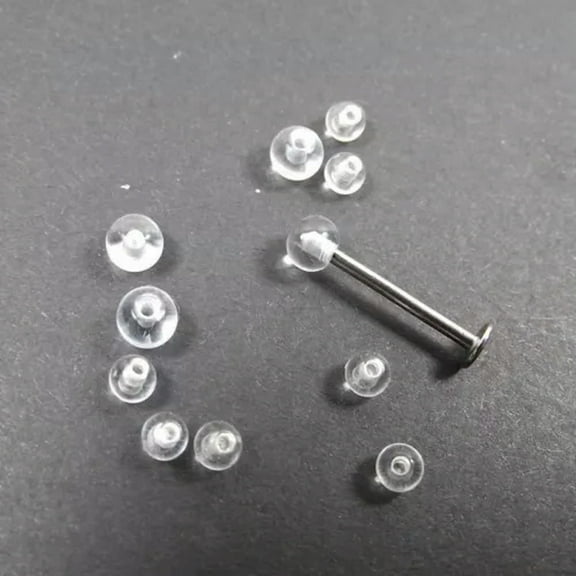 K-KED 100PCS Acrylic Replacement Balls Ear Lip Nose Piercing Barbell Part Body Jewelry-16G(1.2mm)X4mm