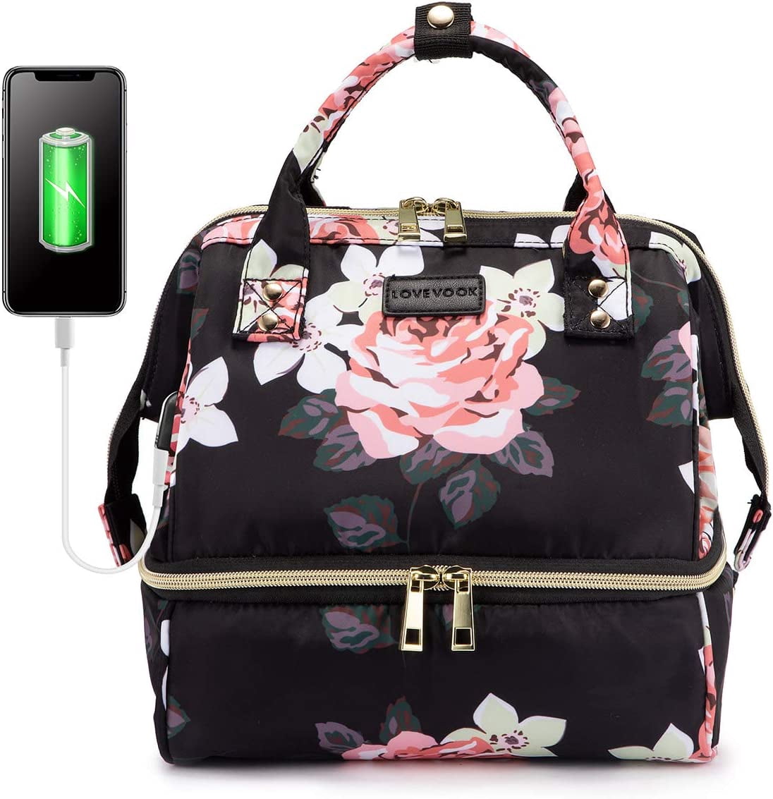 work backpack with lunch compartment