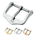 thumbnail image 1 of HIRSCH Tradition Buckle for Watch Straps - Stainless Steel - Silver - 18mm, 1 of 5
