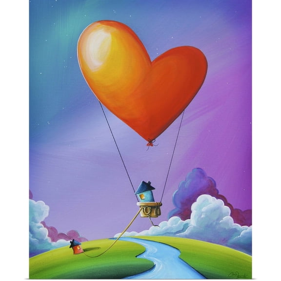 Great BIG Canvas | Rolled Cindy Thornton Poster Print entitled Dont Let Love Slip Away