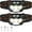 Black 2 Pack, variant on Headlamp Flashlight, Lumen Ultra-Light Bright LED Rechargeable Headlight with White Red Light, 2-Pack Waterproof Motion Sensor Head Lamp,8 Modes for Outdoor Camping Running Hiking Fishing