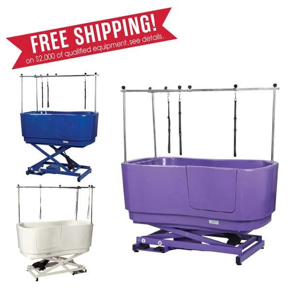 Master Equipment Me Poly Pro Lift Grooming Tub Pur