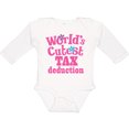 thumbnail image 3 of Inktastic Tax Deduction Worlds Cutest Girls Girls Long Sleeve Baby Bodysuit, 3 of 5