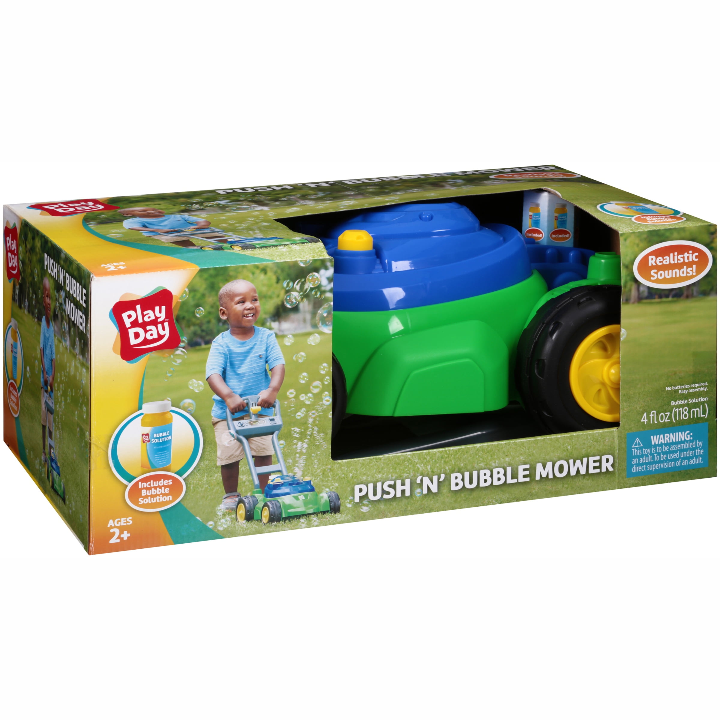 bubble and go mower