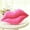 Pink, variant on Matoen12 3D Lips Throw Pillow, 20"x10"x4" Lips Shaped Decorative Pillow for Bedroom Living Room, Soft Plush Pillow Insert Included, Red