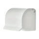 thumbnail image 2 of Caja de almacenamiento para herramientas de afeitado de pared | Estante de plástico transparente impermeable con tapa abatible | Instalación adhesiva sin perforaciones para la pared del baño, 2 of 6