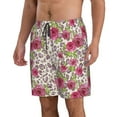 thumbnail image 2 of Pofeuu Rose Mix Leopard 4 Prin Men's Swim Trunks Quick Dry Bathing Suit Swimming Board Shorts Mesh Lining Beach Swimwear-3X-Large, 2 of 6