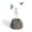 B, variant on Gumesh Solar Bird Bath Fountain Pump, Realistic Granite Rock Bubbler for Bird Bath, Bubbling Rock Fountain Kit with Solar Panel, Outdoor Solar Water Bubbler Fountain for Hummingbirds Garden