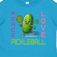 thumbnail image 4 of Inktastic Funny Peace Love Pickleball Girls Toddler T-Shirt, 4 of 5
