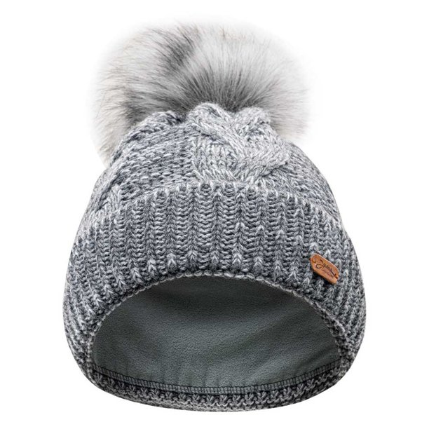 Iguana - Gorro Beanie Edit para Mujer (Gris Jaspeado)
