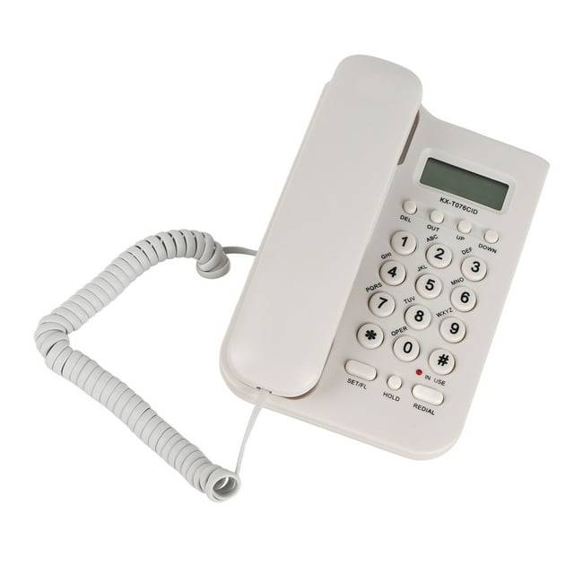 Telephone, KX-T076 Telephone Line Power Supply FSK/DTMF Dual System Home Telephone, for Office