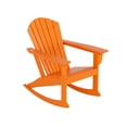 thumbnail image 4 of WestinTrends Dylan Outdoor Rocking Chair, All Weather Poly Lumber Seashell Adirondack Rocker Chair, 350 Lbs Support Patio Rocking Chairs for Porch Garden Backyard and Indoor, Orange, 4 of 8