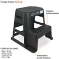 thumbnail image 3 of Taburete Banco Plástico Truper Silla Para Negocio Peldaño 136 Kg, 3 of 3
