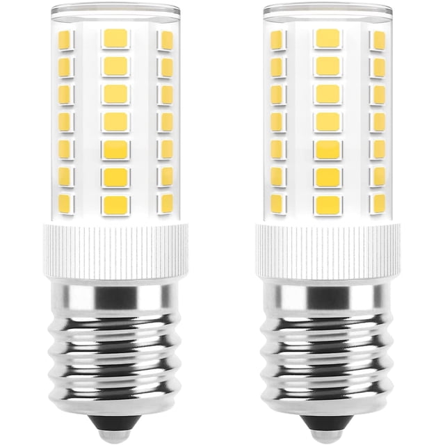 Paquete de 10 bombillas LED E17 regulables de 5 W para estufa de microondas, equivalente a 40 W incandescente, 6000 K luz blanca diurna, compatible con hornos de microondas Whirlpool Maytag GE Kenmor JAMW Sencillez