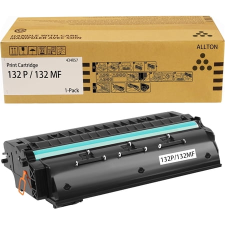 132P Toner Cartridge Compatible Ricoh 132P Black Toner 434057 Black Toner Cartridge Replacement for Ricoh 132 P 132 MF Printers(1-Pack)