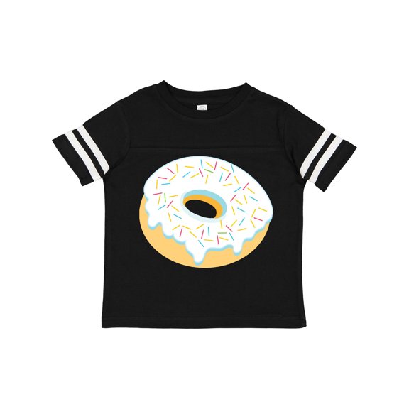 Inktastic White Donut with Sprinkles Boys or Girls Toddler T-Shirt