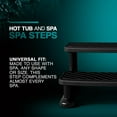 Puri Tech Universal Spa & Hot Tub Outdoor Steps No Slip Grip Support