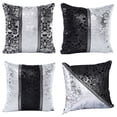 thumbnail image 4 of Ludlz oFloral Decorative Throw Pillow Cover Flower Vintage Black and White FlowerPillow Case Square Cushion Cover for Sofa Couch Home Car Bedroom Living Room Decor, 4 of 6