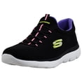 thumbnail image 1 of Zapatillas Skechers Summits para Mujer Negro Morado Talle 8W, 1 of 7