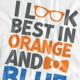 thumbnail image 3 of Blippi I Look Best In Orange Kids T Shirt (2) for Toddler Boys and Girls, White, 3 of 4