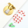 thumbnail image 3 of Door Stopper, Invisible Magnetic Door Stop, Stainless Steel Floor Magnetic Door Catch Door Holder - gold, 3 of 5