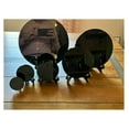 thumbnail image 2 of Obsidian Mirror 7.9" Diameter, Obsidian Plate, Obsidian Scrying Mirror, 2 of 3