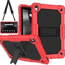 FIEWESEY for Walmart Onn 12.1 inch Tablet Pro 2024 Model Case/Onn 12.1 inch Tablet Pro Model 100146663 Hybird Case Kids Friendly with Stand for Onn 12.1" Tablet Pro 2024 Released (Red/Black)