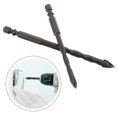 thumbnail image 1 of ORDDIART 2Pcs Porcelain Drill Bits Steel Triangular Cement Wall Drilling Construction, 1 of 8
