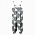 thumbnail image 6 of Toddler Girl Clothes Summer Romper Cute Print Sleeveless Short Jumpsuit Overall with Pockets Kids Summer Outfits Toddler Girls Clothes 12 18 24 Months 2T 3T 4T 5T 6T 7T 8T 9T 10T,Grey,1-2 Years, 6 of 6